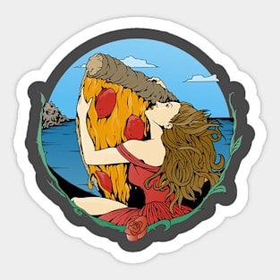 Pizza Love Sticker